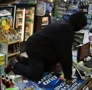 Harrington police released surveillance images from Bridle Bit Liquors robbery.