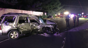 Driver of SUV was injured in East Chestnut Hill Road crash. (Photo: Delaware Free News)