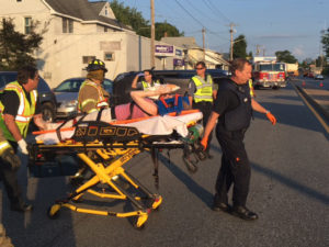 Injured person was taken to Christiana Hospital. (Photo: Delaware Free News)