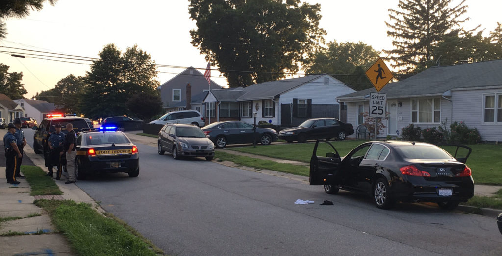A 24-year-old man was found with a gunshot wound in the torso in his car on Burnside Boulevard just west of Newport Gap Pike, north of Newport. (Photo: Delaware Free News)