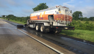 Craft Oil Corp. fuel truck burned along southbound Route 1 north of Route 71. (Photo: Delaware State Police)