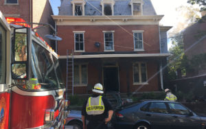 Fire damaged home at 305 W. Sixth St. in Wilmington. (Photo: Delaware Free News)