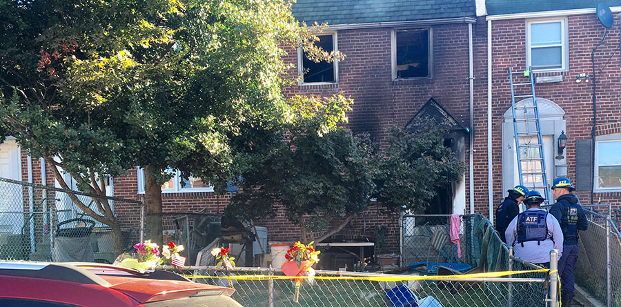 Two Wilmington firefighters were killed and four injured in blaze at 1927 Lakewood Road. (Photo: Delaware Free News)