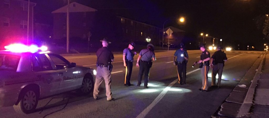 Police investigate shooting along Route 273. (Photo: Delaware Free News)