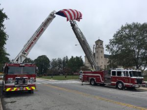 A funeral service for  Lt. Christopher Leach was held today at St. Elizabeth’s Catholic Church in Wilmington. (Photo: Delaware Free News)