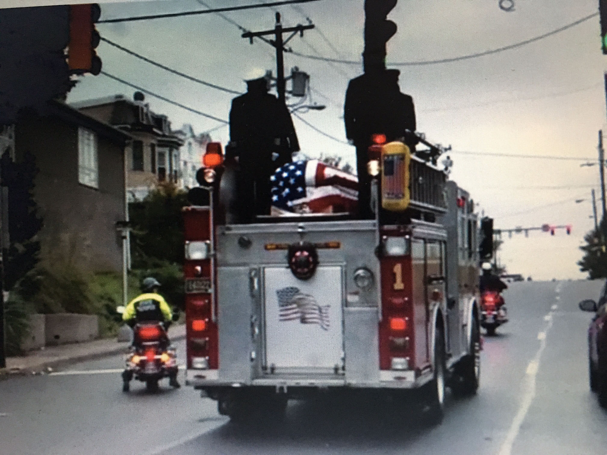 A funeral service for  Lt. Christopher Leach was held today at St. Elizabeth’s Catholic Church in Wilmington. (Photo: Delaware Free News)