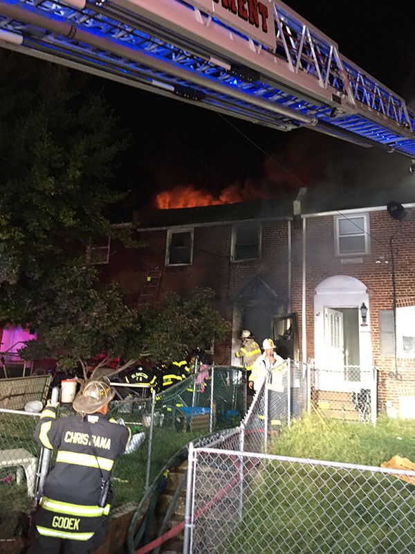 Scene of fatal fire in Canby Park (Photo: Delaware Free News)