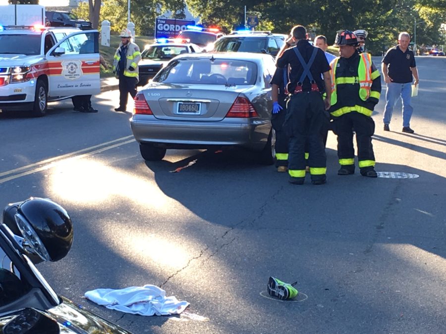 Scene of fatal pedestrian crash in Wilmington (Photo: Delaware Free News)