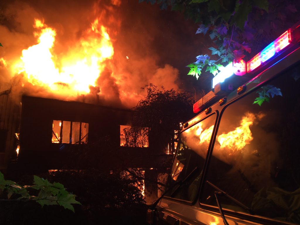 Fire destroyed home in the 900 block of Crossan Road in Hockessin. (Photo: Delaware Free News)