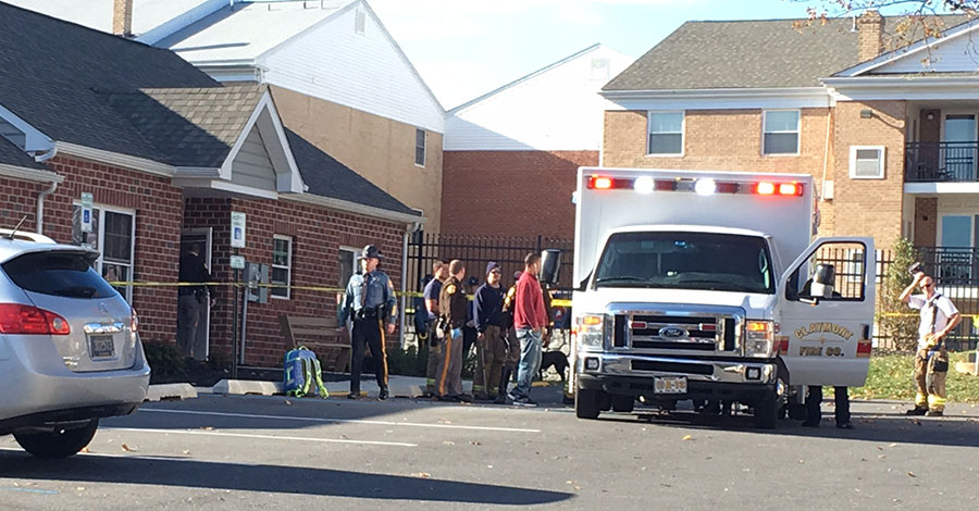 A 17-year-old boy was wounded by gunfire at the Stoneybrook Apartments. (Photo: Delaware Free News)