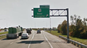 Crash happened at southbound Route 1 ramp to U.S. 40 (Pulaski Highway). (Photo: Google maps)