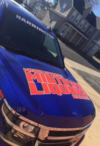 Harrington's new community policing vehicle was unveiled Friday at Freedom Park. (Photo: Harrington police)