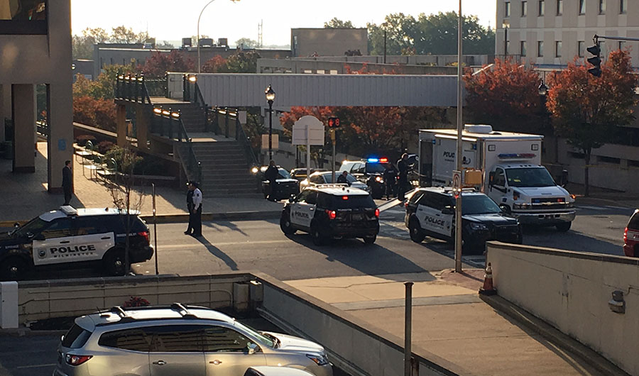 Wilmington police investigate suspicious package. (Photo: Delaware Free News)