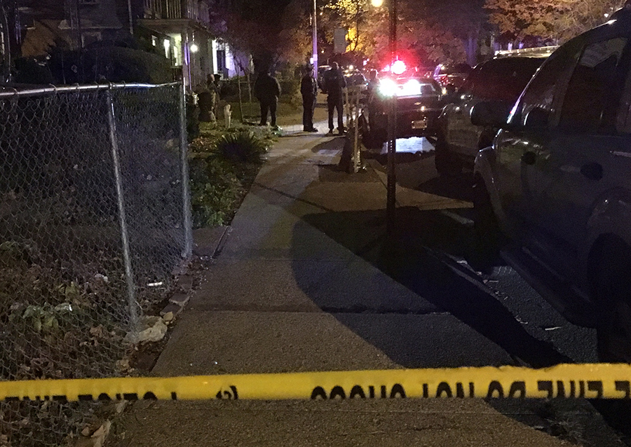Wilmington police investigate shooting at 22nd and Jefferson streets. (Photo: Delaware Free News)