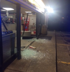 Car crashed into 7-Eleven store on Gov. Printz Boulevard. (Photo: Delaware State Police)