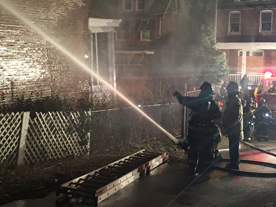 Fire swept through home at 2203 N. Church in Wilmington. (Photo: Delaware Free News)