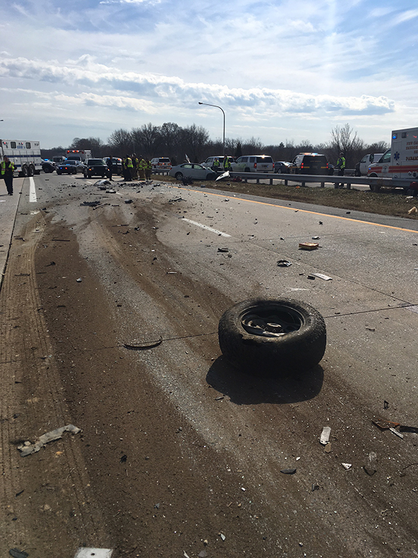 Scene of fatal crash on Route 141 between Boxwood Road and Kirkwood Highway. (Photo: Delaware Free News)