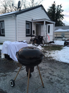 Charcoal grill was being used to heat home on Morehouse Drive in Dunleith, where four people were sickened by carbon monoxide fumes. (Photo: Delaware Free News)