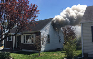 Fire broke out at 18 Rigdon Road in Elsmere. (Photo: Delaware Free News)
