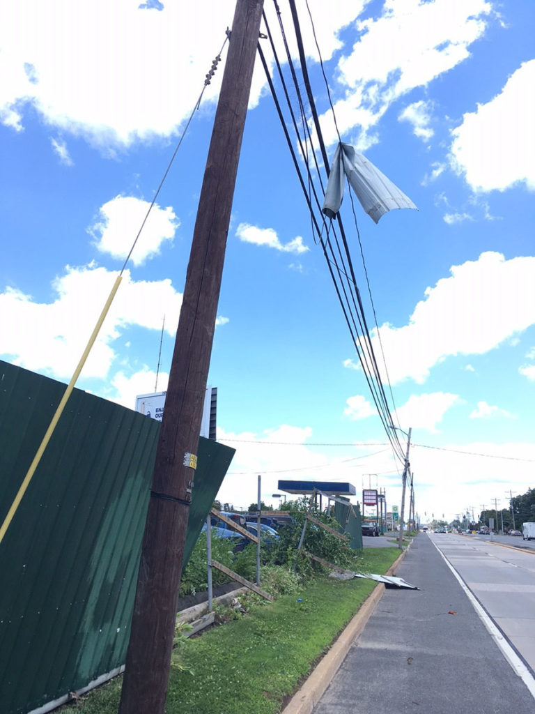 Storm damage near New Castle (Photo: Delaware Free News)