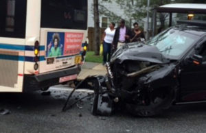 Crash involving a DART bus happened on Route 273 at Edinburgh Drive. (Photo: Delaware Free News)
