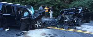Head-on crash happened on Kennett Pike (Route 52) north of Hillside Road in Greenville. (Photo: Delaware Free News)
