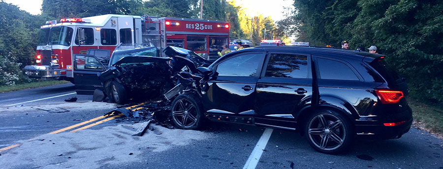 Head-on crash happened on Kennett Pike (Route 52) north of Hillside Road in Greenville. (Photo: Delaware Free News)