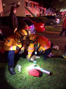 Fire broke out fire in the 4400 block of Verona Drive in Klair Estates. (Photo: Delaware Free News)