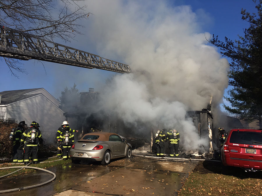 Fire destroyed home in the first block of Ferris Court in Beaver Brook Crest neighborhood, south of New Castle. (Photo: Delaware Free News)