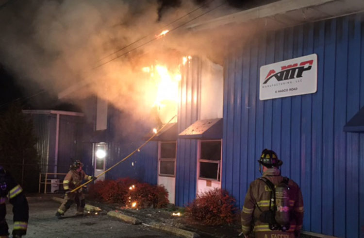 Fire heavily damaged Amp Manufacturing business at 6 Hadco Road in Elsmere. (Photo: Delaware Free News)