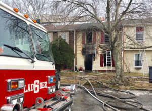 Fire swept through home on Sunny Bend in Four Seasons neighborhood in Glasgow. (Photo: Delaware Free News)