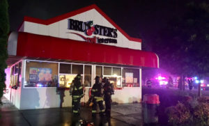 Fire heavily damaged Bruster's Real Ice Cream, 1620 Capitol Trail (Route 2), east of Newark. (Photo: Delaware Free News), 