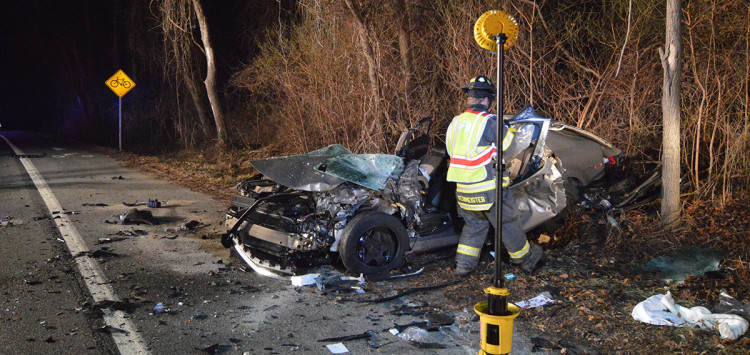 Papermill Road crash near Newark, Delaware