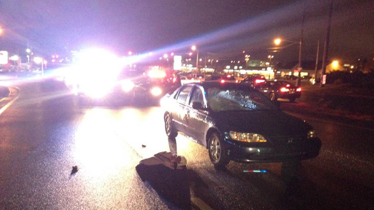 Accident scene on Ogletown Road (Photo: Delaware Free News)